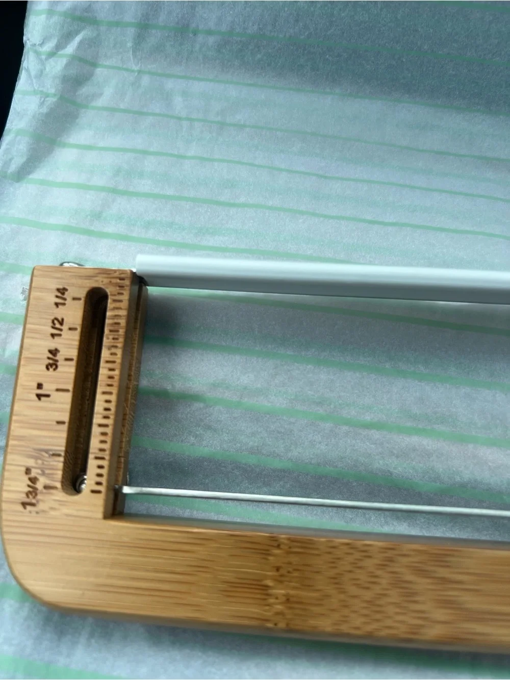 Bamboo Adjustable Bread Slicer